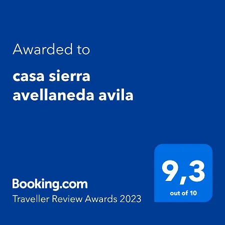 Casa Sierra Avellaneda Avila Hébergement de vacances Avellaneda (Avila)